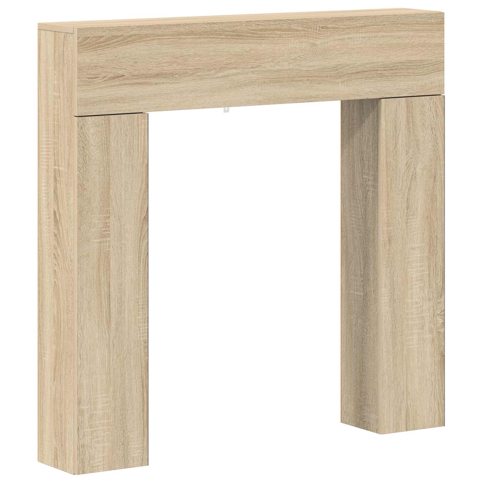 vidaXL Fireplace Surround Sonoma Oak 102 x 18 x 100.5 cm 2