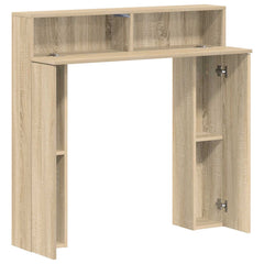 vidaXL Fireplace Surround Sonoma Oak 102 x 18 x 100.5 cm 5