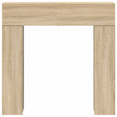 vidaXL Fireplace Surround Sonoma Oak 102 x 18 x 100.5 cm 6