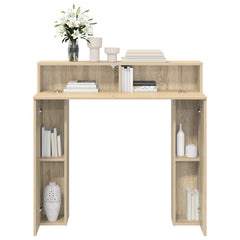 vidaXL Fireplace Surround Sonoma Oak 102 x 18 x 100.5 cm 4