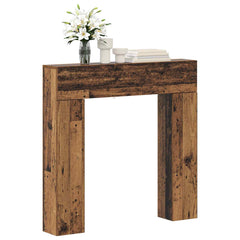 vidaXL Fireplace Surround Old Wood 102 x 18 x 100.5 cm Engineered Wood 3
