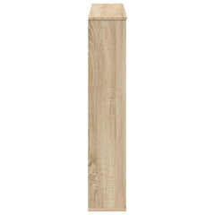 vidaXL Fireplace Surround Sonoma Oak 100 x 20 x 100 cm Engineered Wood 5