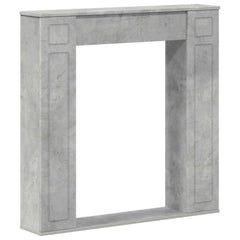 vidaXL Fireplace Surround Concrete Grey 100 x 20 x 100 cm 2