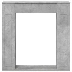 vidaXL Fireplace Surround Concrete Grey 100 x 20 x 100 cm 4