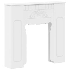Fireplace Surround 93 x 20 x 89 cm Engineered Wood White
