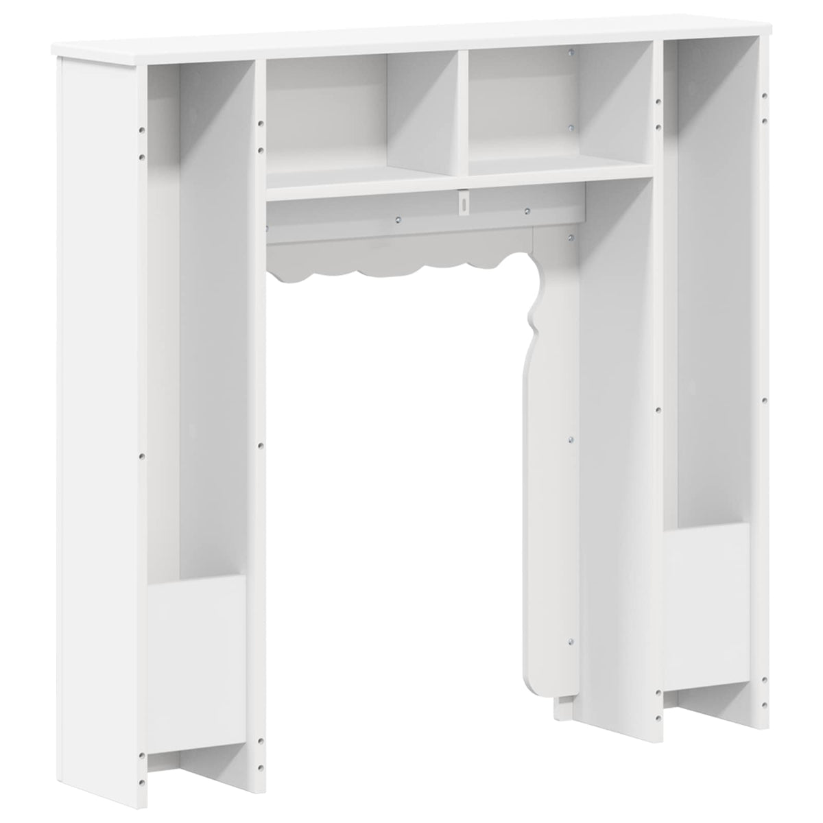 Fireplace Surround 93 x 20 x 89 cm Engineered Wood White
