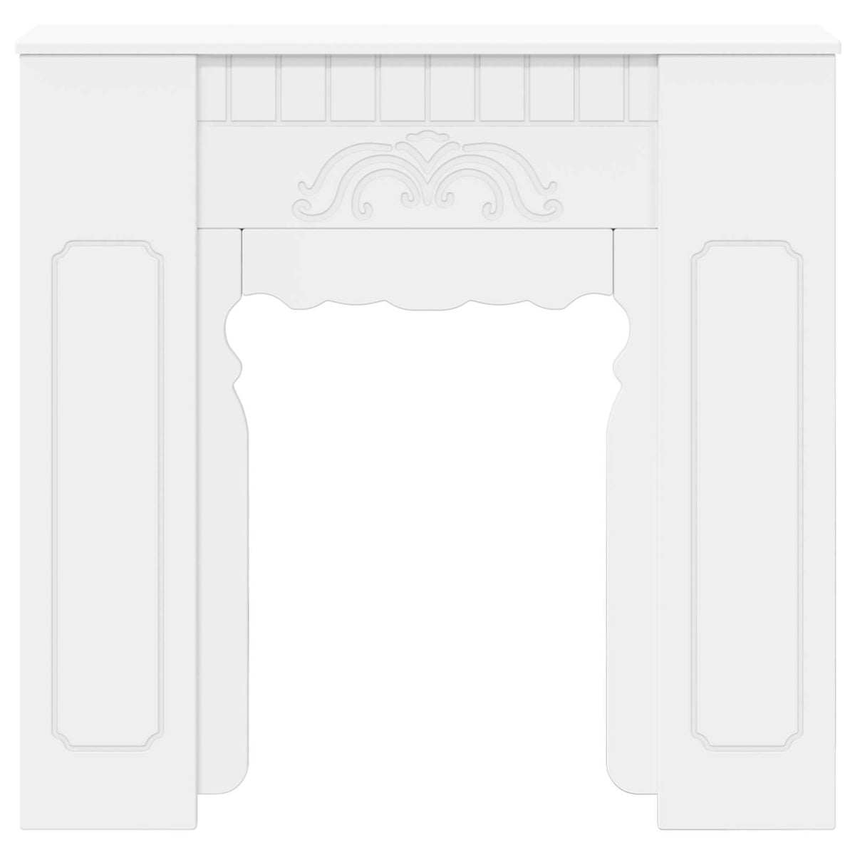 Fireplace Surround 93 x 20 x 89 cm Engineered Wood White