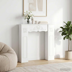 vidaXL Fireplace Surround 102 x 20 x 102 cm Engineered Wood