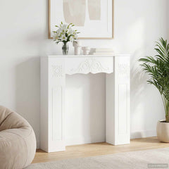 vidaXL Fireplace Surround 102 x 20 x 102 cm Engineered Wood