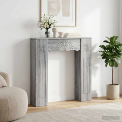 vidaXL Fireplace Surround 102 x 20 x 102 cm Engineered Wood