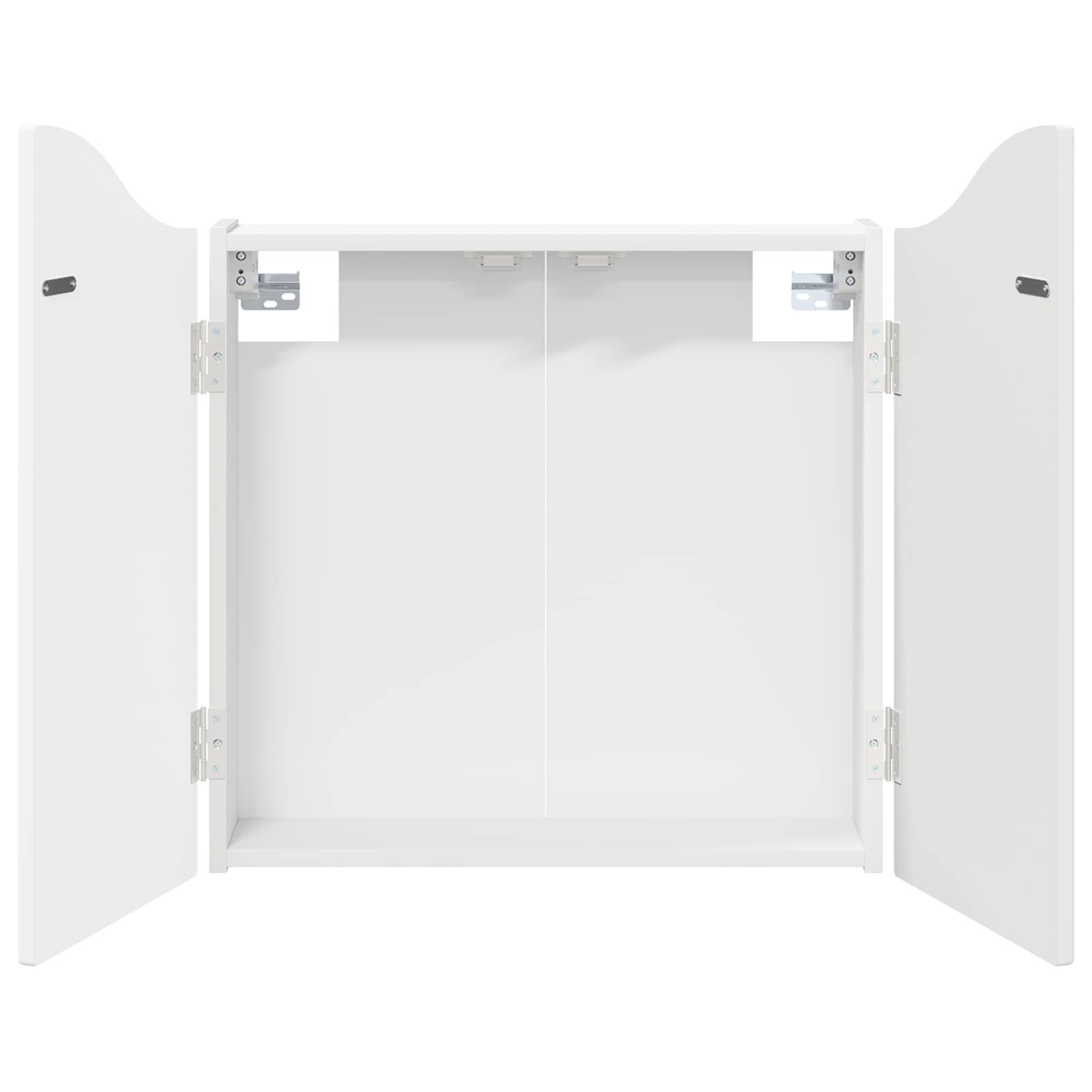 vidaXL Dartboard Cabinet White 56 x 12 x 63 cm Engineered Wood 2