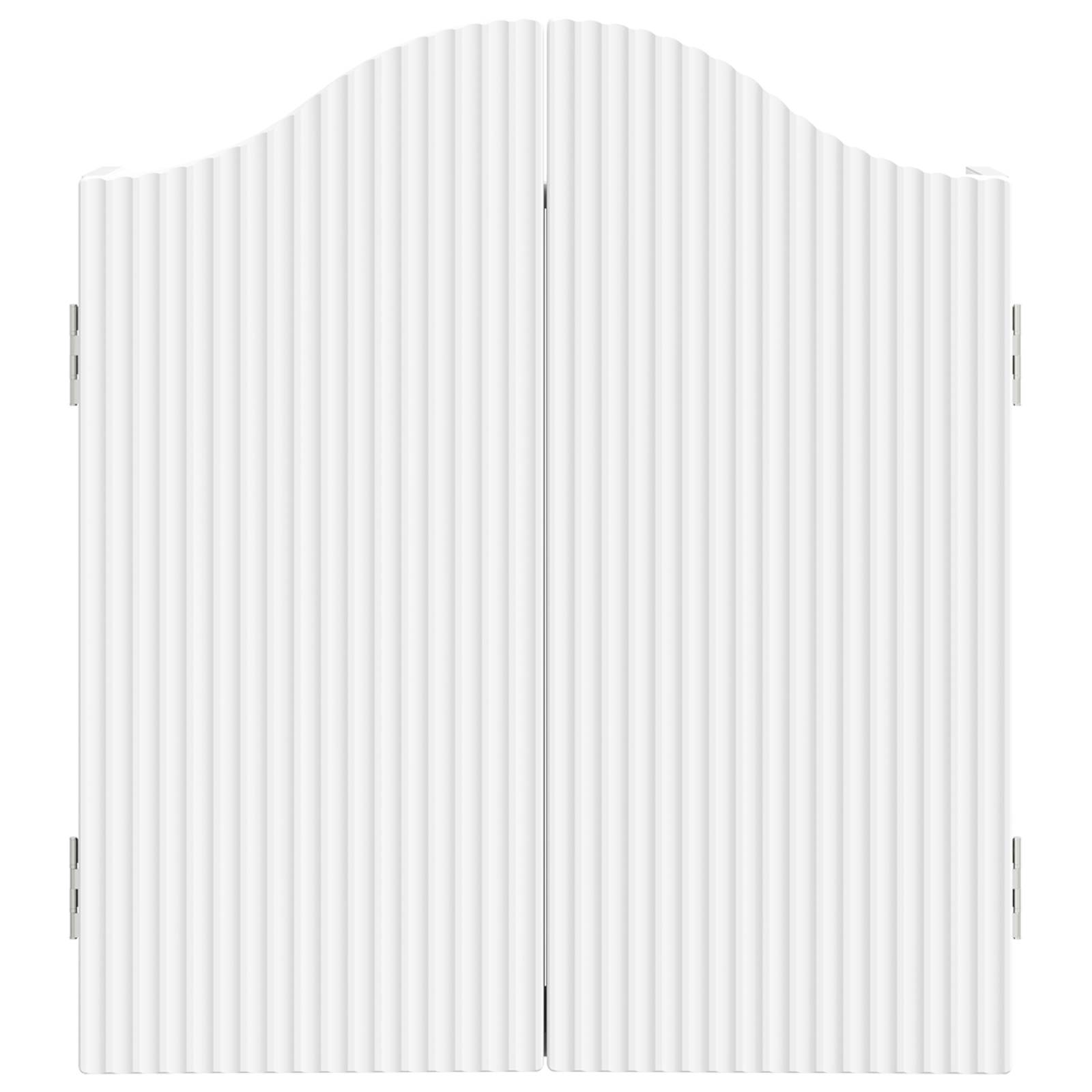 vidaXL Dartboard Cabinet White 56 x 12 x 63 cm Engineered Wood 5