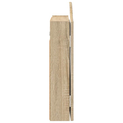 vidaXL Dartboard Cabinet Sonoma Oak 56 x 12 x 63 cm Engineered Wood 6