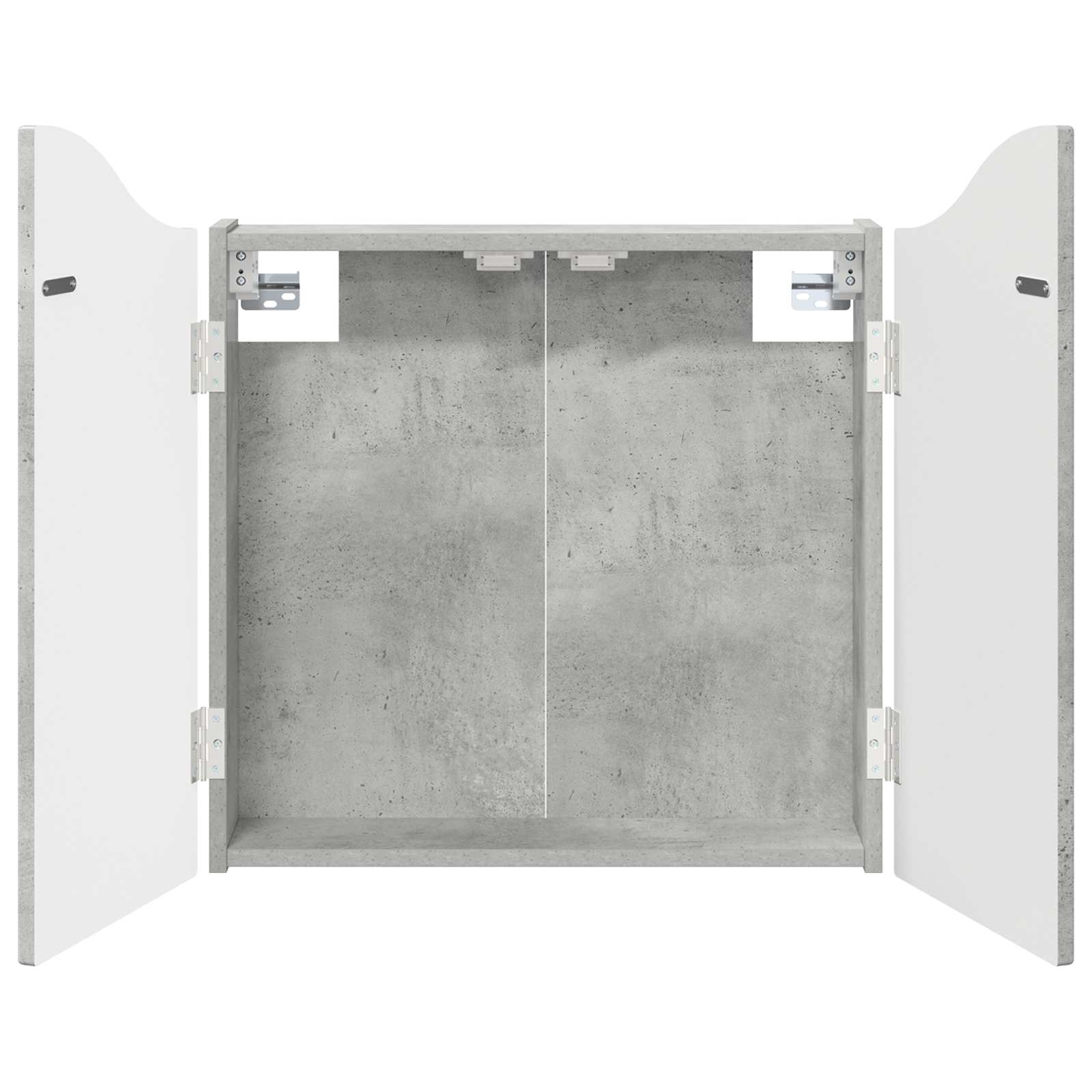 vidaXL Dartboard Cabinet Concrete Grey 56 x 12 x 63 cm Engineered Wood 2