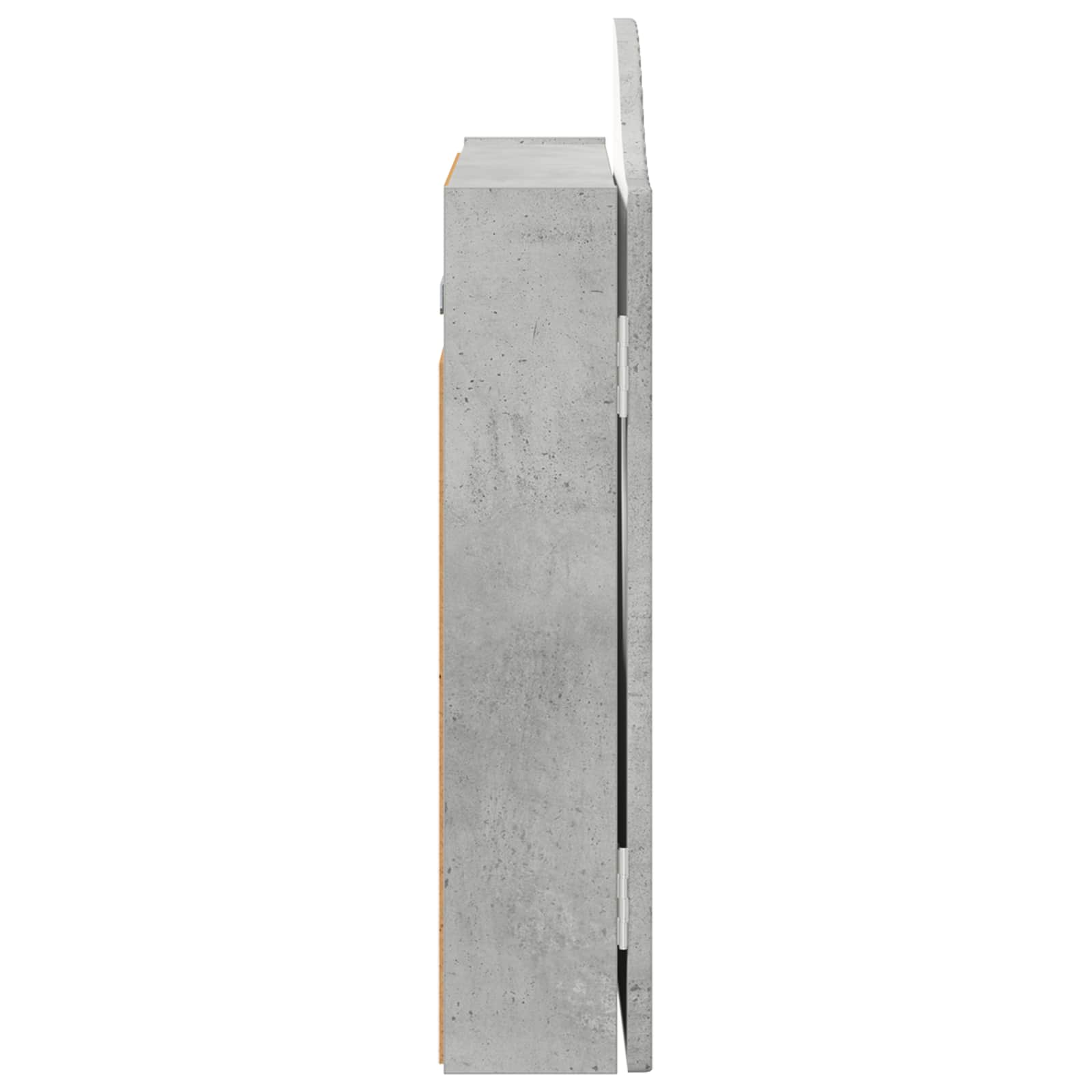 vidaXL Dartboard Cabinet Concrete Grey 56 x 12 x 63 cm Engineered Wood 6