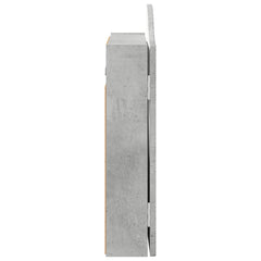 vidaXL Dartboard Cabinet Concrete Grey 56 x 12 x 63 cm Engineered Wood 6