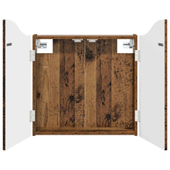 vidaXL Dartboard Cabinet Oak Wood 56 x 12 x 63 cm Engineered Wood 2