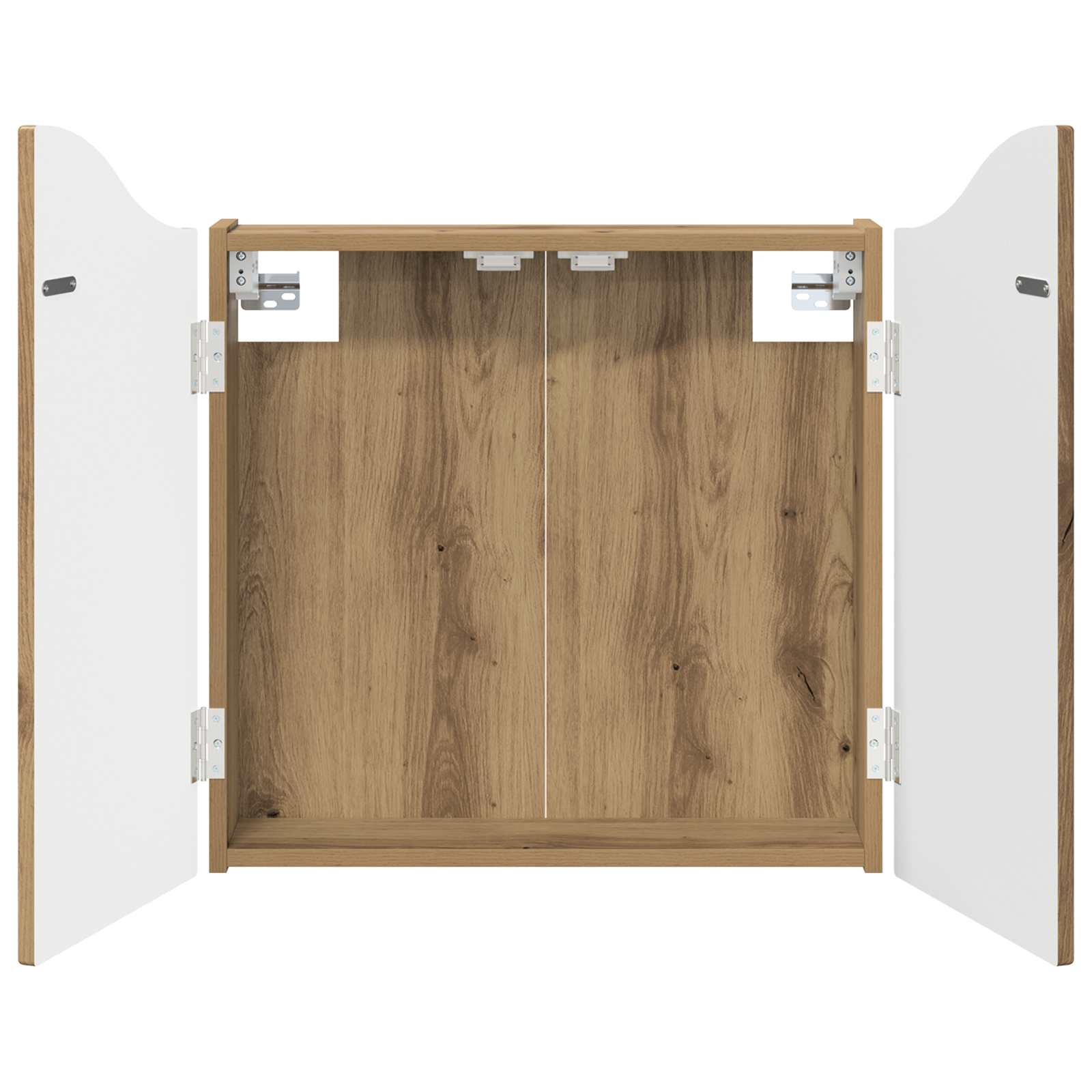 vidaXL Dartboard Cabinet Artisan Oak 56 x 12 x 63 cm Engineered Wood 2