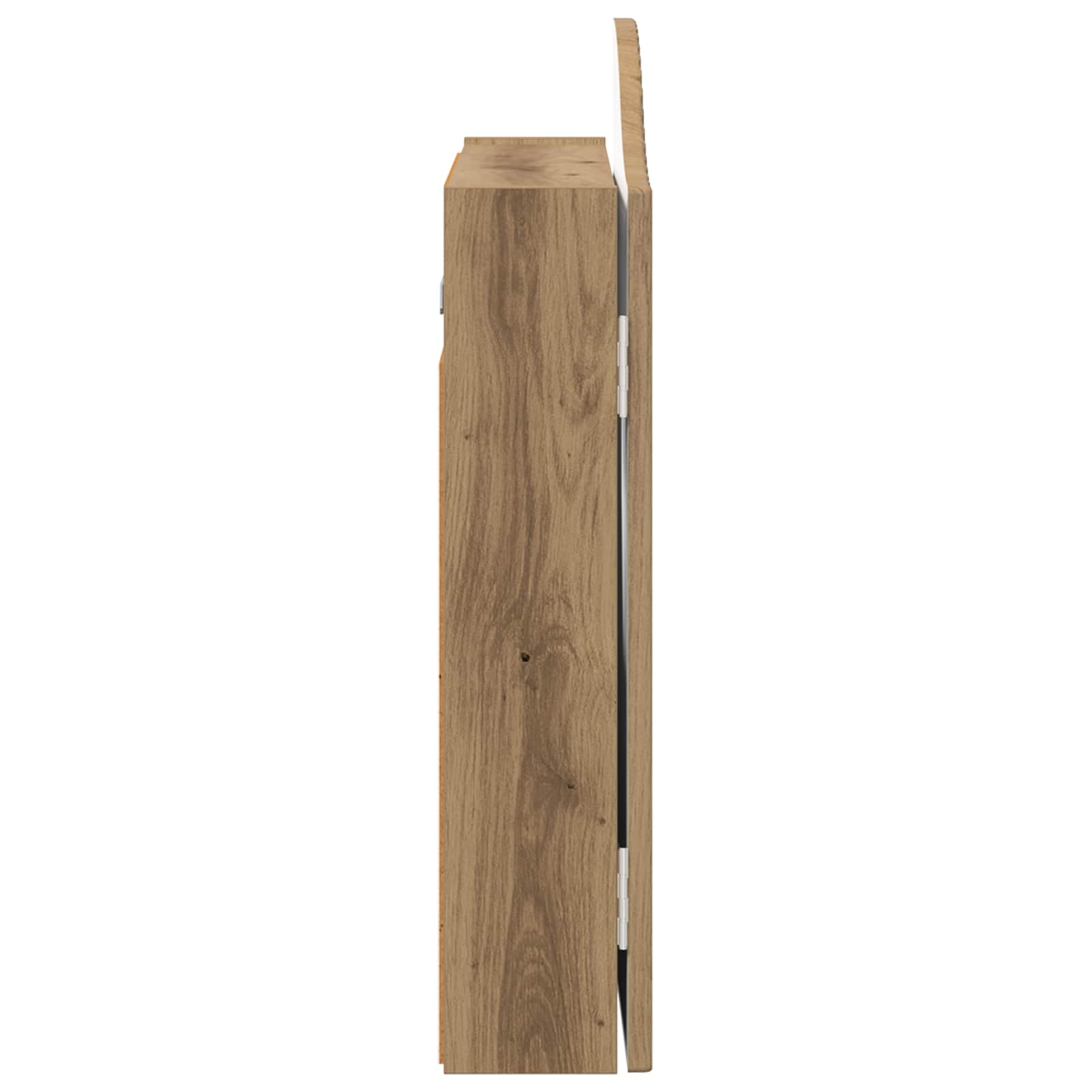vidaXL Dartboard Cabinet Artisan Oak 56 x 12 x 63 cm Engineered Wood 6