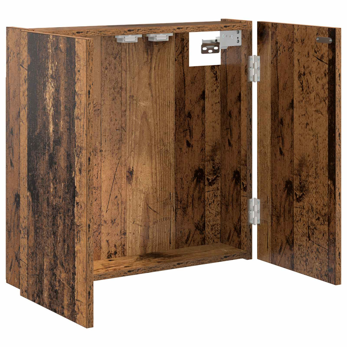 vidaXL Dartboard Cabinet Old Wood 56 x 12 x 53.5 cm Engineered Wood 4