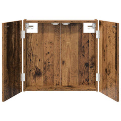 vidaXL Dartboard Cabinet Old Wood 56 x 12 x 53.5 cm Engineered Wood 2