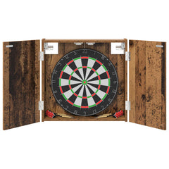 vidaXL Dartboard Cabinet Old Wood 56 x 12 x 53.5 cm Engineered Wood 3