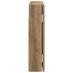 Dartboard Cabinet Artisan Oak Engineered Wood, image 6