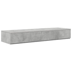 vidaXL Studio Desk Concrete Grey 152 x 40 x 19.5 cm Engineered Wood 2