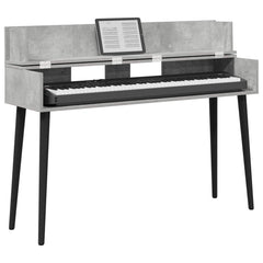 vidaXL Studio Desk Concrete Grey 152 x 40 x 19.5 cm Engineered Wood 3