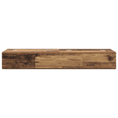 vidaXL Studio Desk Oak Wood 152 x 40 x 19.5 cm Engineered Wood 5