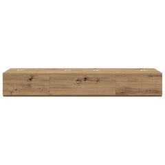vidaXL Studio Desk Artisan Oak 152 x 40 x 19.5 cm Engineered Wood 5