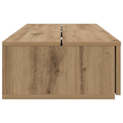vidaXL Studio Desk Artisan Oak 152 x 40 x 19.5 cm Engineered Wood 6