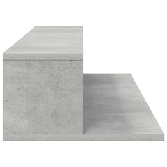 vidaXL Studio Desk Concrete Grey 110 x 36 x 19.5 cm Engineered Wood 6
