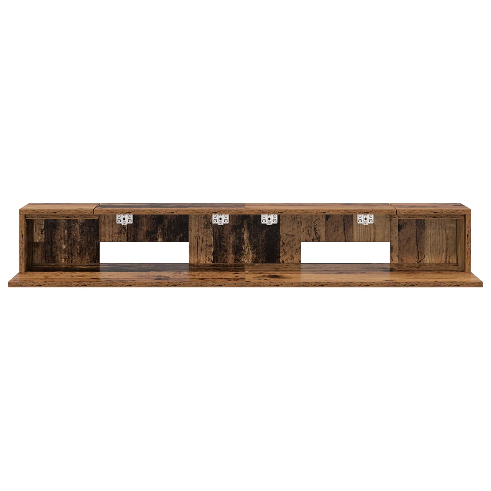 vidaXL Studio Desk Oak Wood 110 x 36 x 19.5 cm Engineered Wood 5