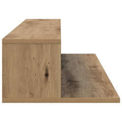 vidaXL Studio Desk Artisan Oak 110 x 36 x 19.5 cm Engineered Wood 6