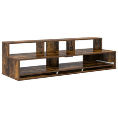 vidaXL Studio Desk Smoked Oak 110 x 42.5 x 36 cm Engineered Wood 2