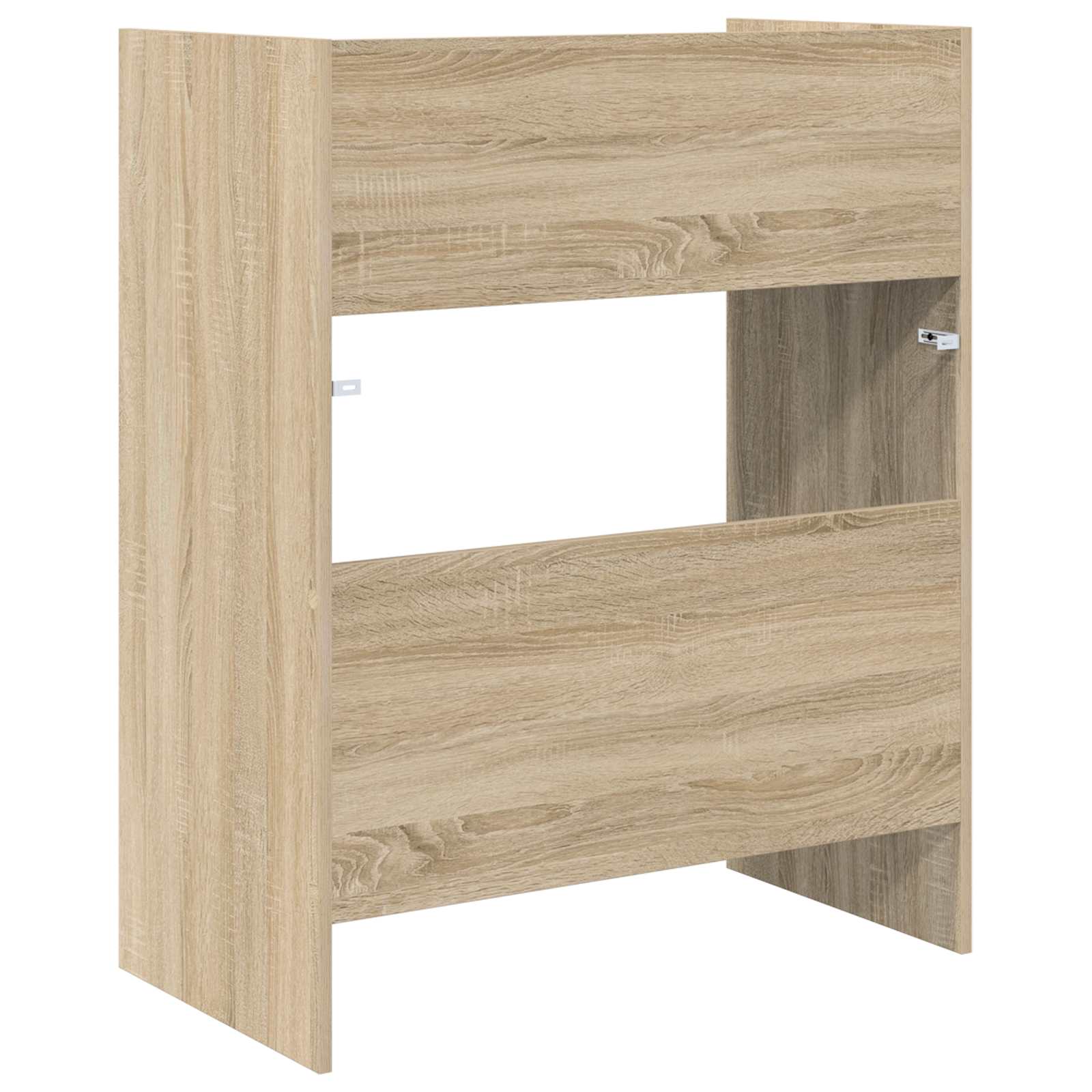 vidaXL DJ Table Sonoma Oak 102 x 45 x 102 cm Engineered Wood 6
