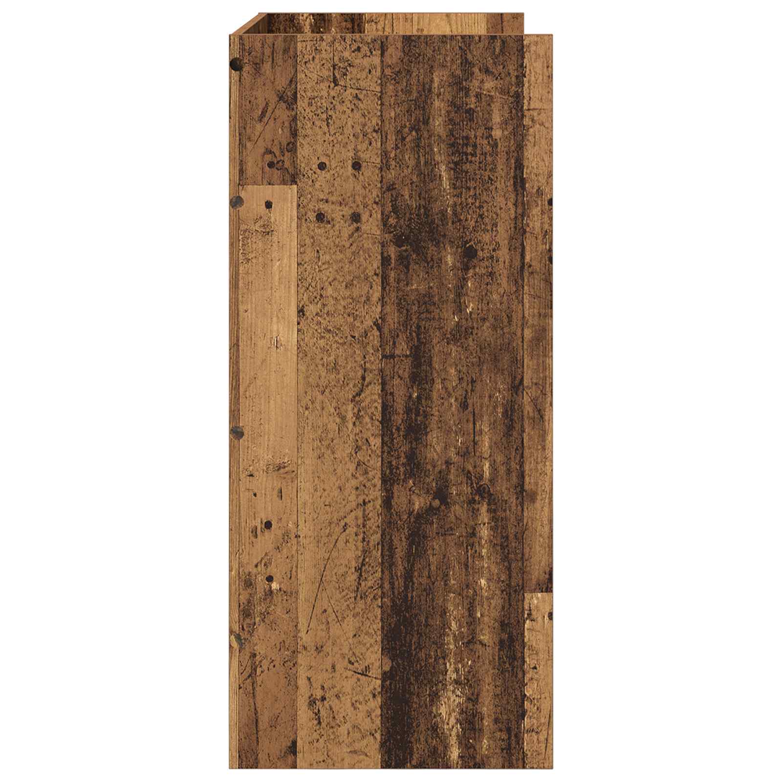 vidaXL DJ Table Old Wood 102 x 45 x 102 cm Engineered Wood 5