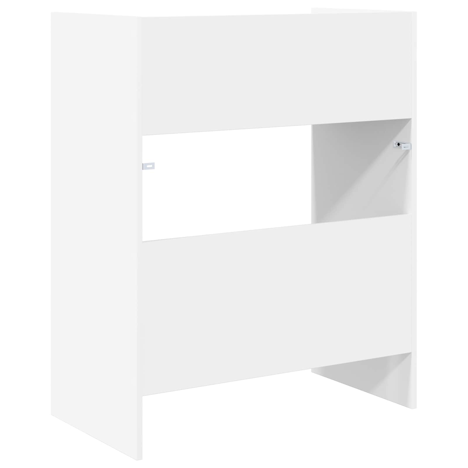 vidaXL DJ Table White 82 x 45 x 102 cm Engineered Wood 6