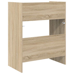 vidaXL DJ Table Sonoma Oak 82 x 45 x 102 cm Engineered Wood 6