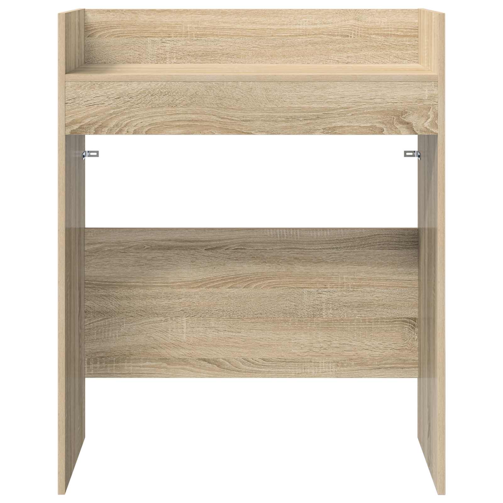 vidaXL DJ Table Sonoma Oak 82 x 45 x 102 cm Engineered Wood 4