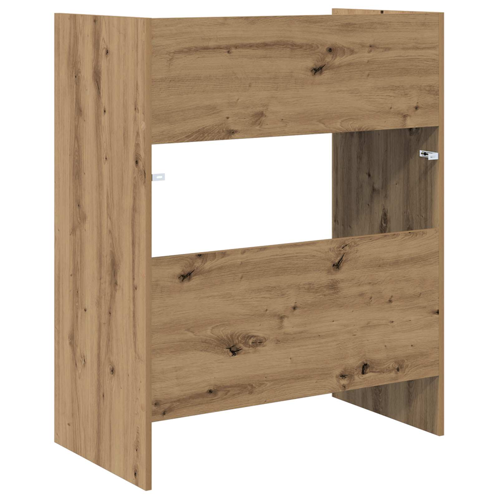 vidaXL DJ Table Artisan Oak 82 x 45 x 102 cm Engineered Wood 6