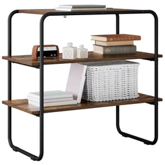 vidaXL Console Table Smoked Oak 100 x 41 x 75 cm Engineered Wood 3