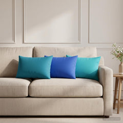 Throw Pillow HEERLEN 6 pcs in Light Blue