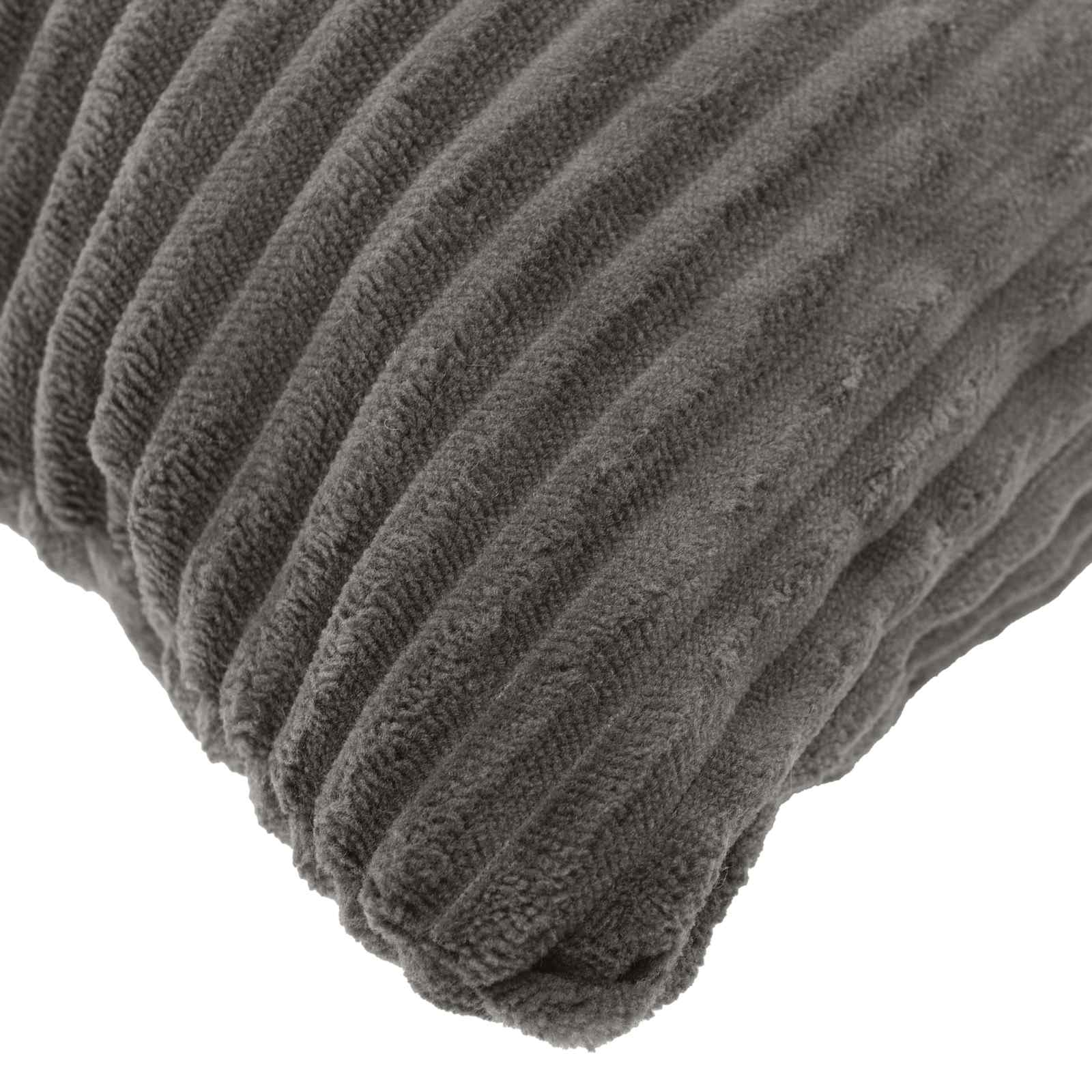 vidaXL Cushion Cover 12 pcs HEERLEN Dark Grey 40 x 40 cm Corduroy 4