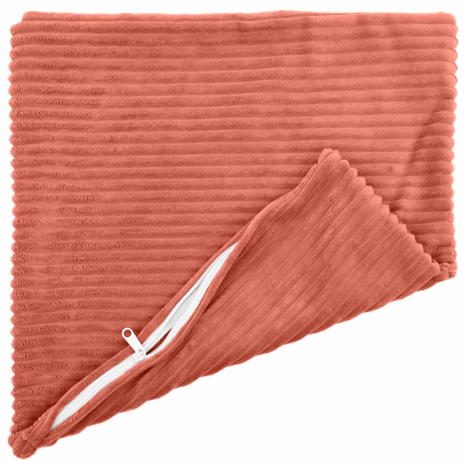 vidaXL Cushion Cover 12 pcs HEERLEN Red Orange 40 x 40 cm Corduroy 3