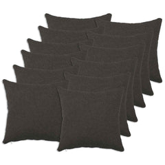 Cushion Cover HEERLEN Dark Grey Bouclé