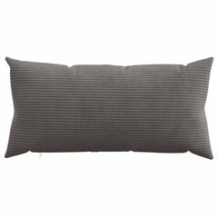vidaXL Cushion Cover 6 pcs HEERLEN Dark Grey 40 x 70 cm Corduroy 2