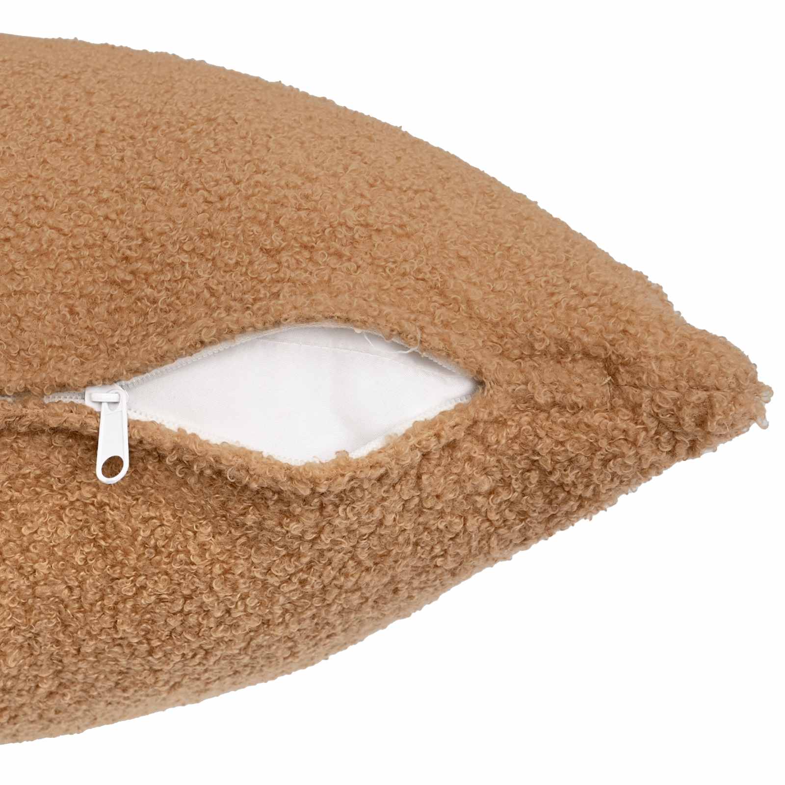 vidaXL Cushion Cover 6 pcs HEERLEN Beige 40 x 70 cm Bouclé 5