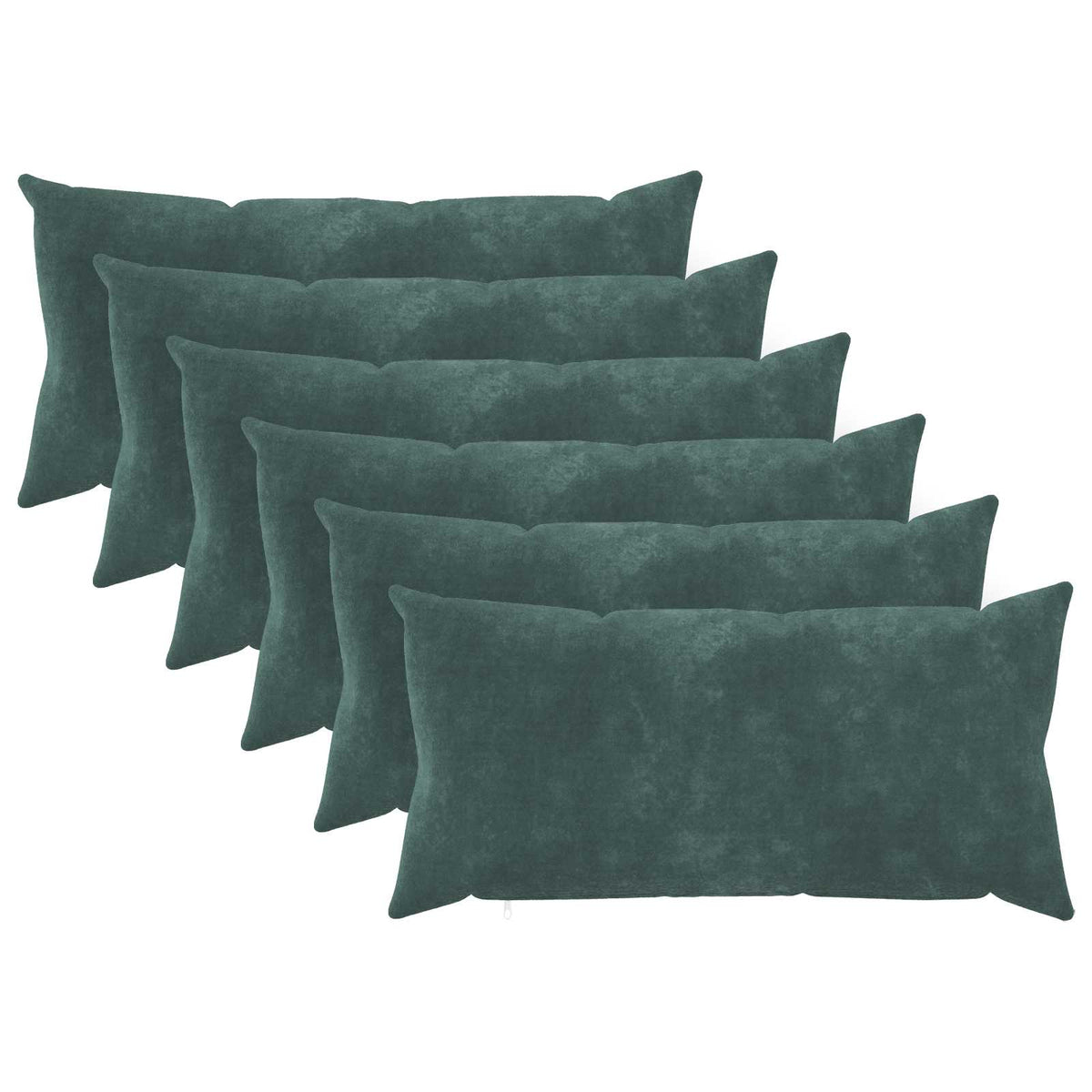 vidaXL Cushion Cover 6 pcs HEERLEN Sea Blue 40 x 70 cm 1